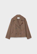 Women’s Double-Breasted Jacket – Classic Tailored Blazer Style
