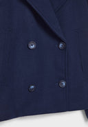 Women’s Double-Breasted Jacket – Classic Tailored Blazer Style