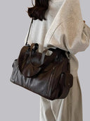 Women’s Shoulder Bag – Classic Multi-Pocket Design, Stylish & Practical