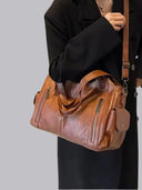 Women’s Shoulder Bag – Classic Multi-Pocket Design, Stylish & Practical